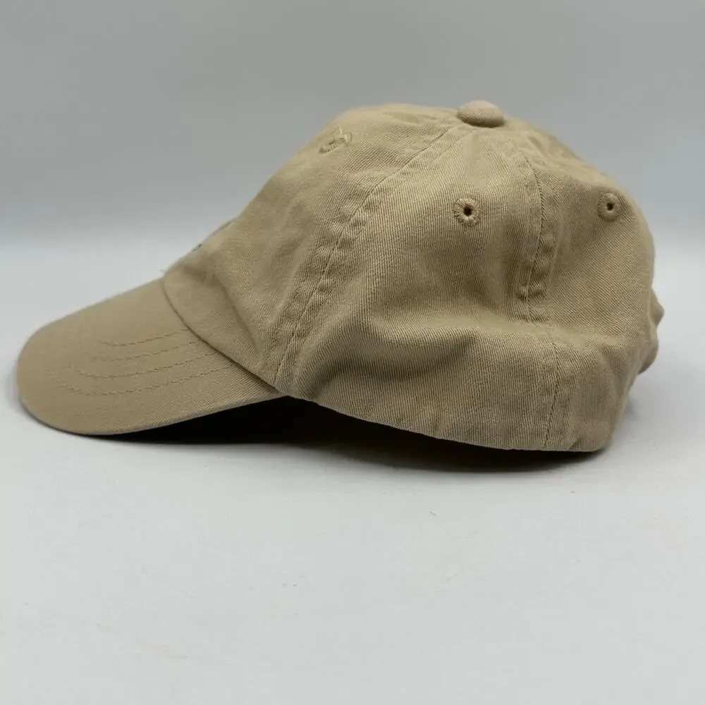 Polo Ralph Lauren The Iconic Cotton Chino Hat Cap Khaki Baby 12 - 24 Months